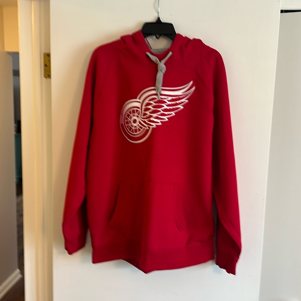 Antigua Detroit red wings. Hoodie sweatshirt. Xl. EUC